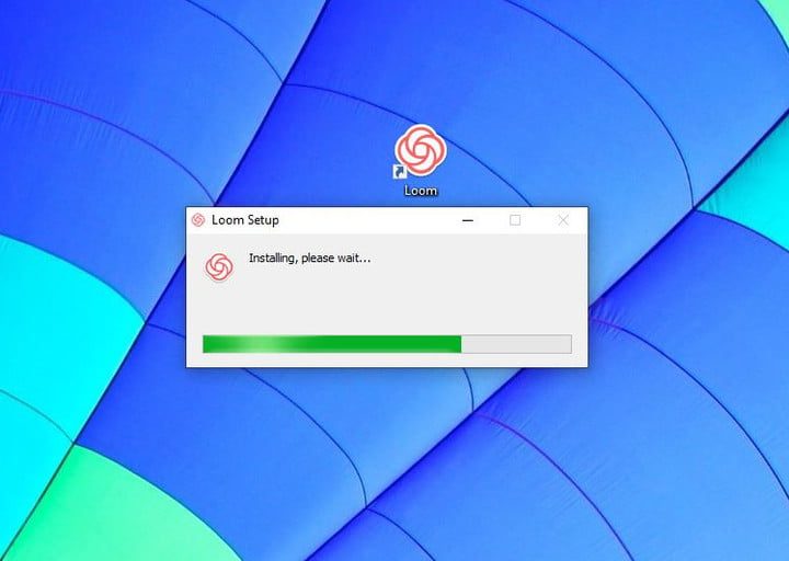 Ventana de instalación