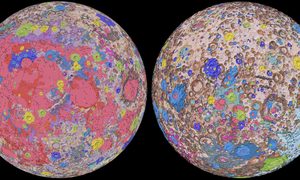 Mapa geológico de la Luna
