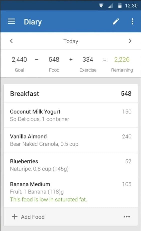 aplicaciones ejercicio android my fitness pal app1 610x996