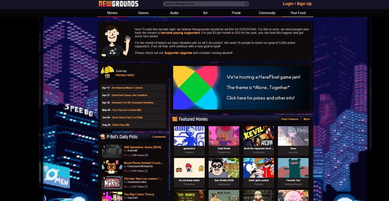 New GRounds, uno de los mejores sitios de juegos online