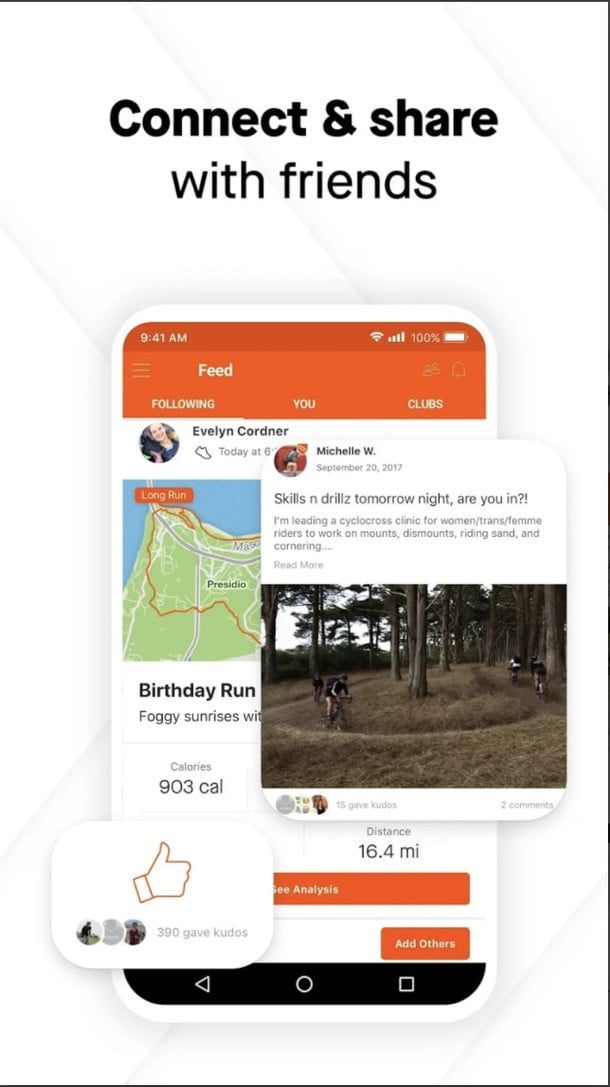 aplicaciones ejercicio android strava fitness app android2 610x1088