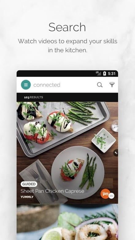 Yummly, una de las mejores aplicaciones de recetas de cocina