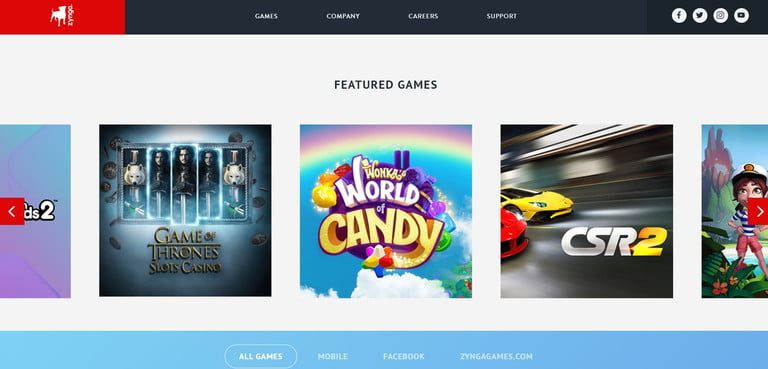 Zynga, uno de los mejores sitios de juegos online