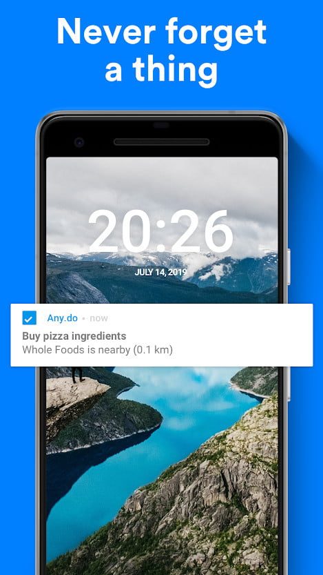 Any.do, una de las mejores apps para tomar notas