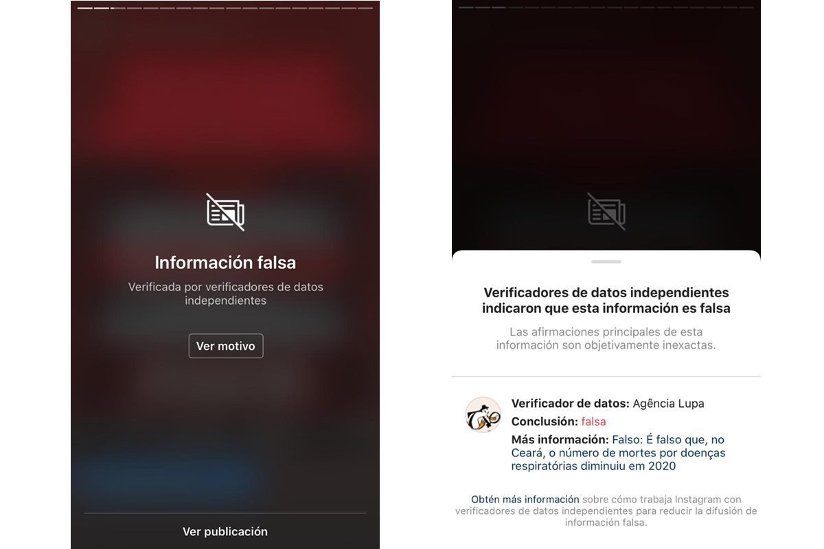 Instagram no perdona: censura a presidente por noticia falsa