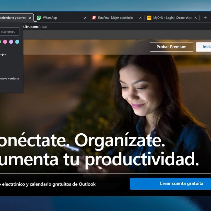 Administrar pestañas en Chrome Paso 2