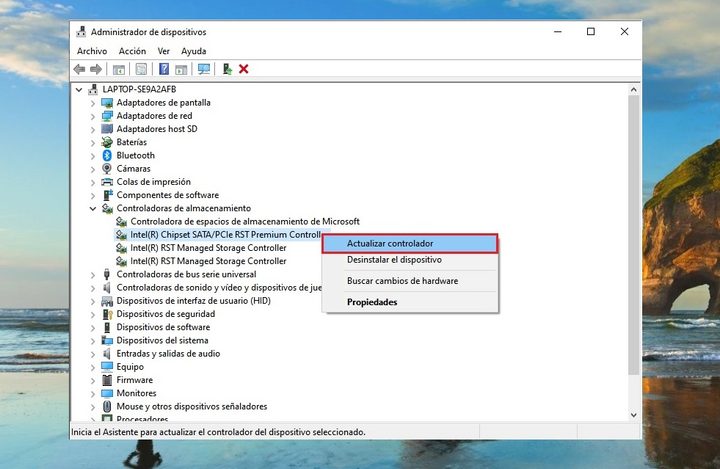 Controlador de dispositivos