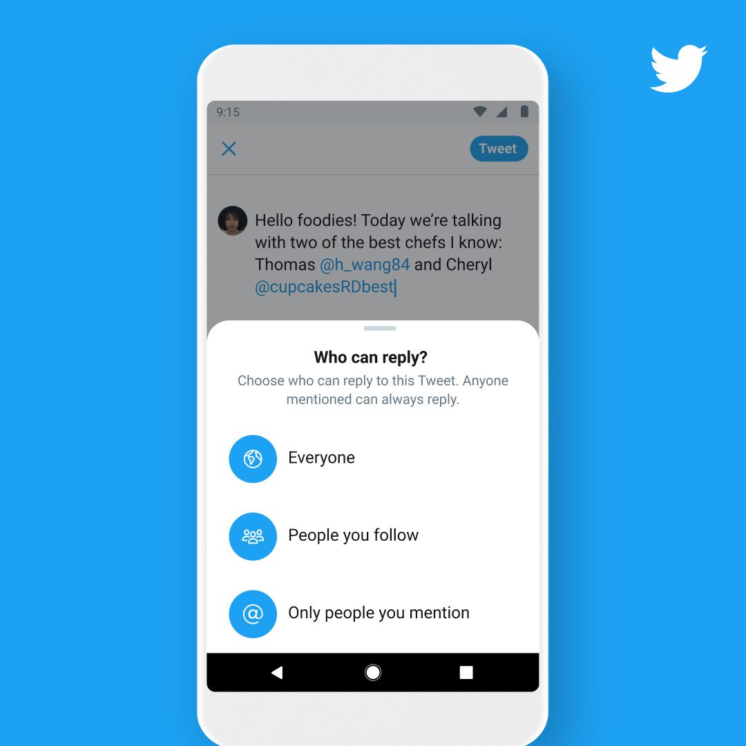 twitter personalizar respuestas convosettings2
