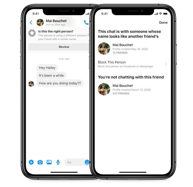 Facebook Messenger agrega ventanas para evitar estafas