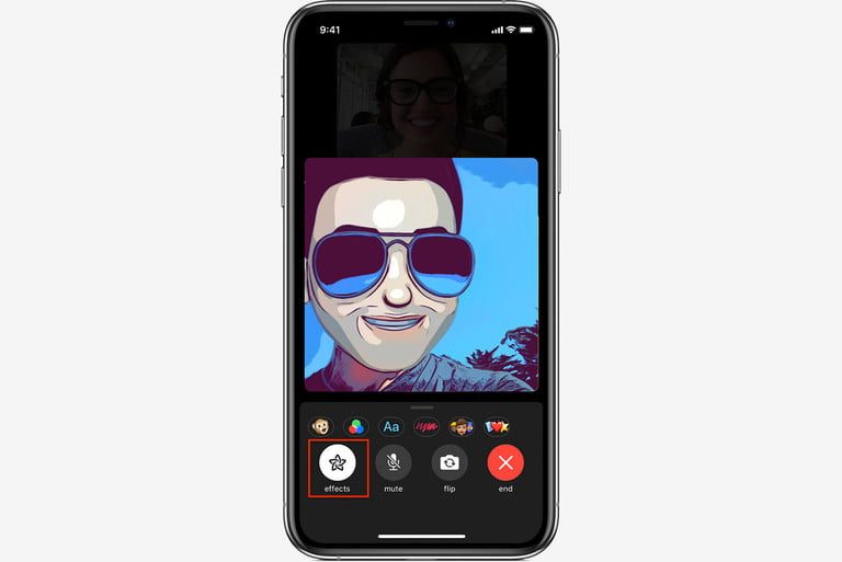 Efectos FaceTime