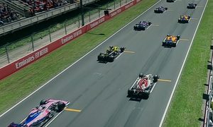 Competencia de la Fórmula 1.