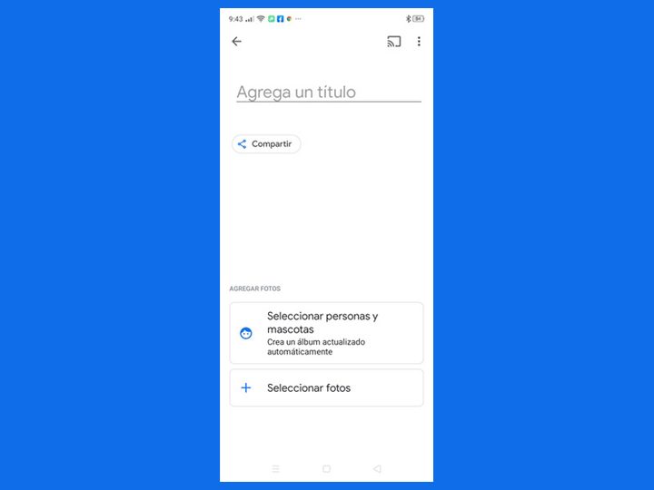 Cómo crear álbumes en Google Fotos
