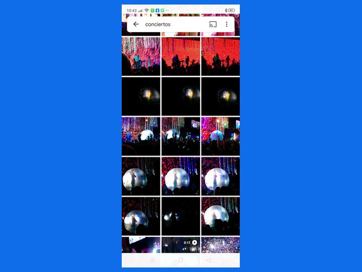 Búsqueda de imágenes en Google Fotos