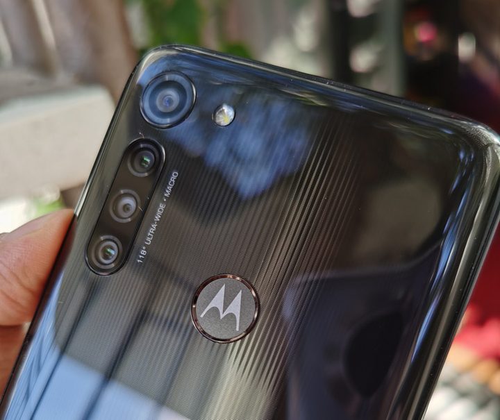 Óptica principal del Moto G8 Power