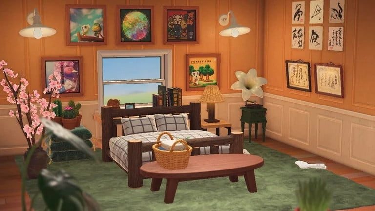 Habitación sobria en Animal Crossing: New Horizons