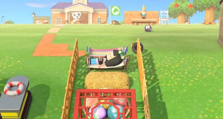 Estación de descanso en Animal Crossing: New Horizons