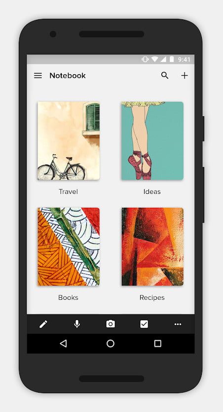 Notebook, una de las mejores apps para tomar notas