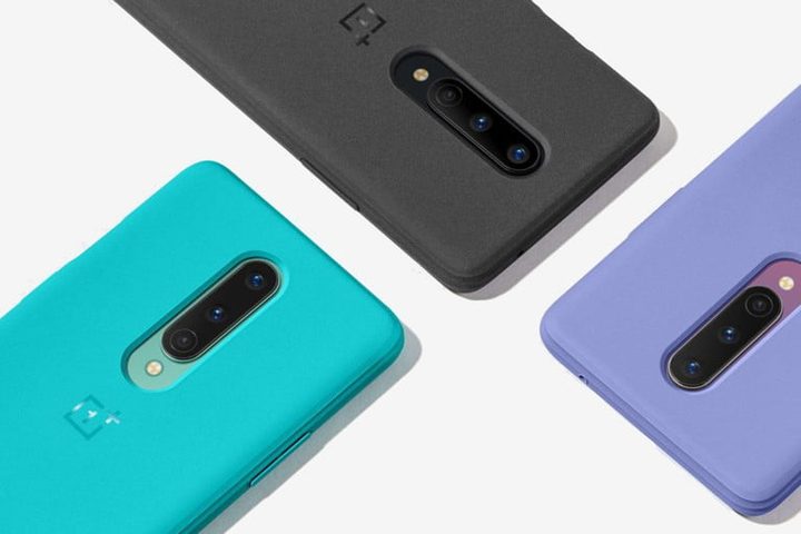 Fundas OnePlus Bumper de color verde, azul y negro