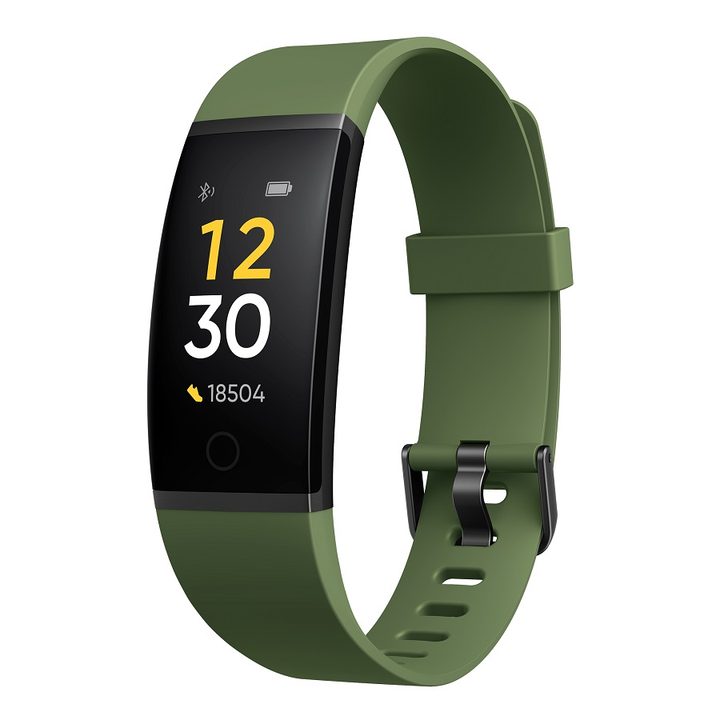 pulsera de actividad realme Band de color verde