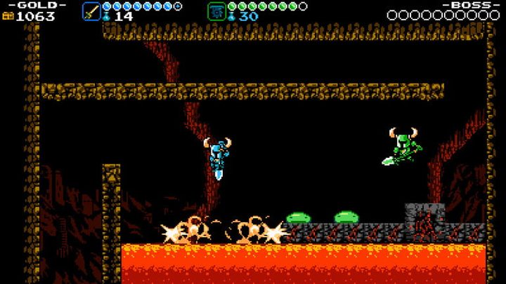 Pantalla del juego Shovel Knight, uno de los mejores juegos para Wii U de todos los tiempos