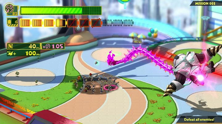 Pantalla del juego The Wonderful 101, uno de los mejores juegos para Wii U de todos los tiempos