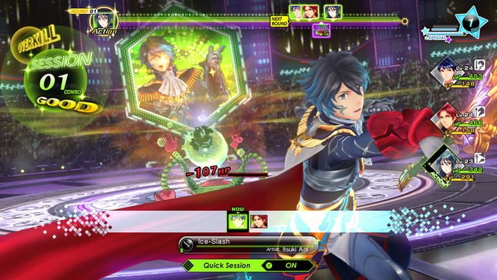 Pantalla del juego Tokyo Mirage Sessions #FE, uno de los mejores juegos para Wii U de todos los tiempos
