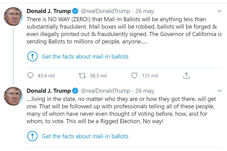 Trump declara la guerra a las plataformas de redes sociales