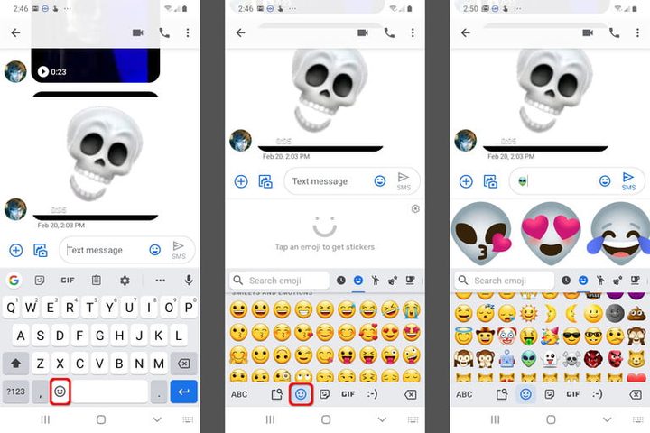 captura de Emoji Kitchen de Gboard