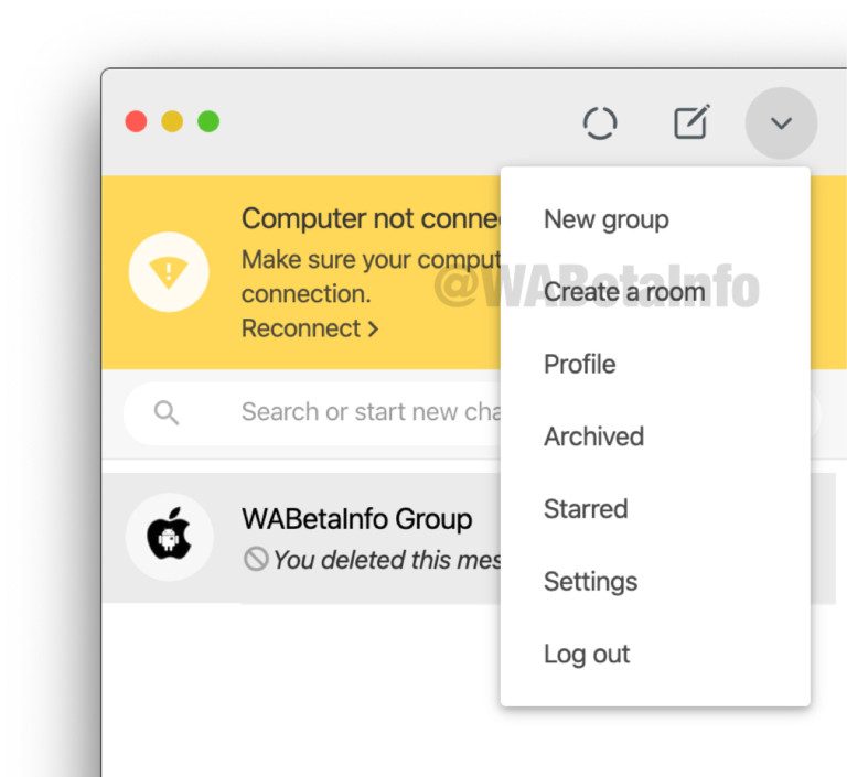 whatsapp integracion messenger rooms facebook videollamadas waweb createaroom 768x705