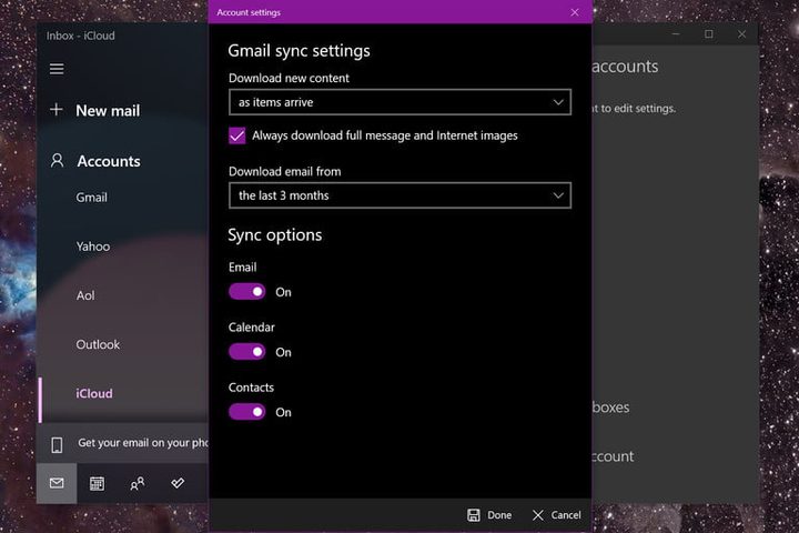 Configuración de cuentas externas de correo