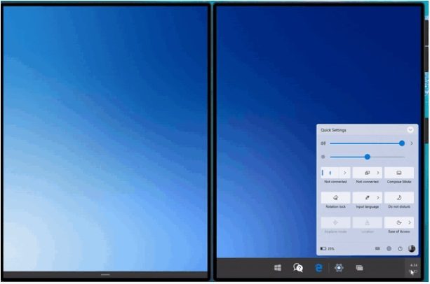 Pantalla de Surface Duo modificando accesos directos 02