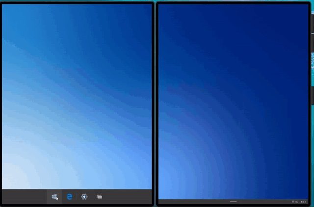 Pantalla de Surface Duo modificando accesos directos 03