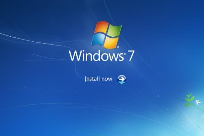 Pantalla de Instalación de Windows 7