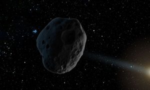 naves rocas desviar asteroides asteroide ilustraci  n