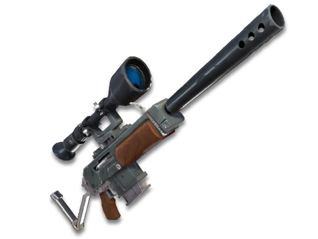 El rifle de francotirador, una de las mejores armas en Fortnite