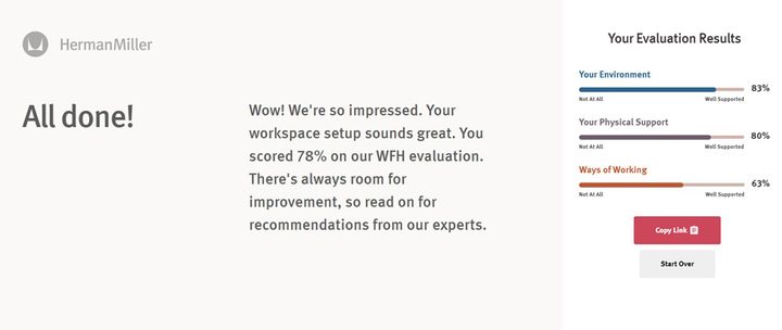 Test de teletrabajo o trabajo remoto.