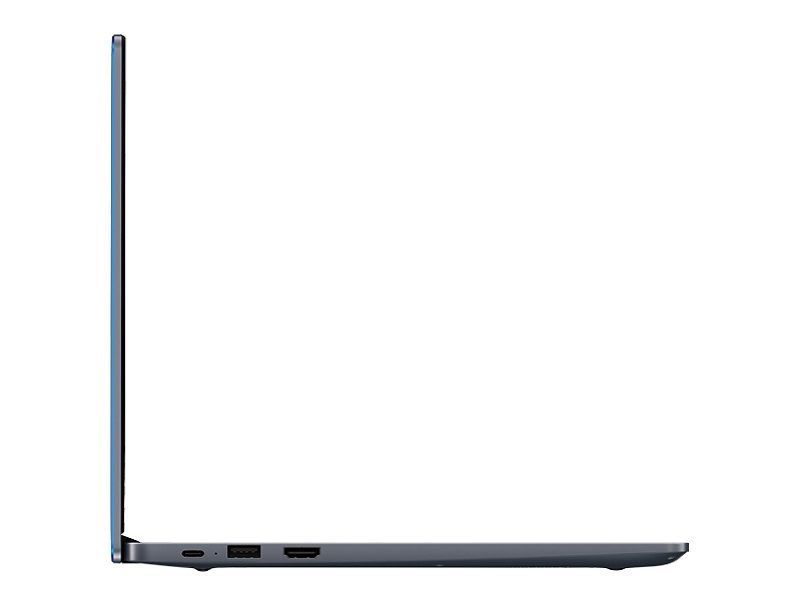 portátil Honor Magic Book 14 visto de perfil y abierto