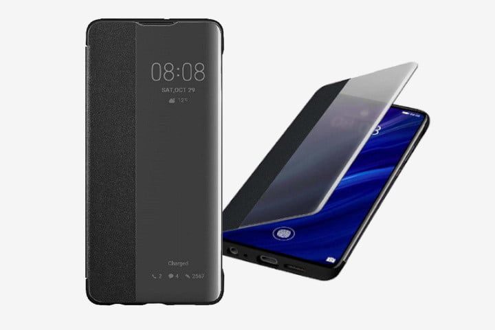 funda Official Huawei Smart Flip Case de color negro y tipo libro