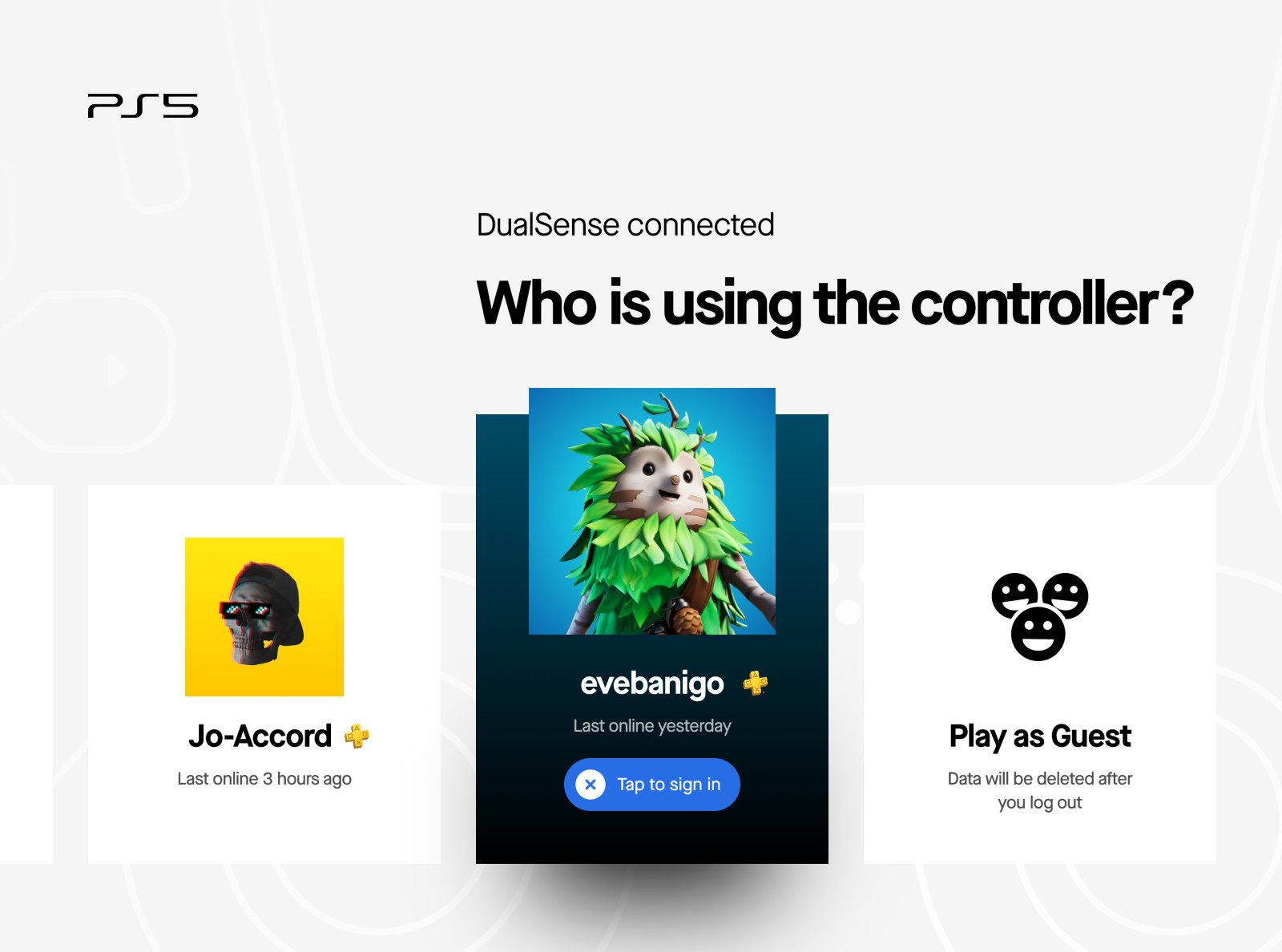 interfaz ps5 playstation 1