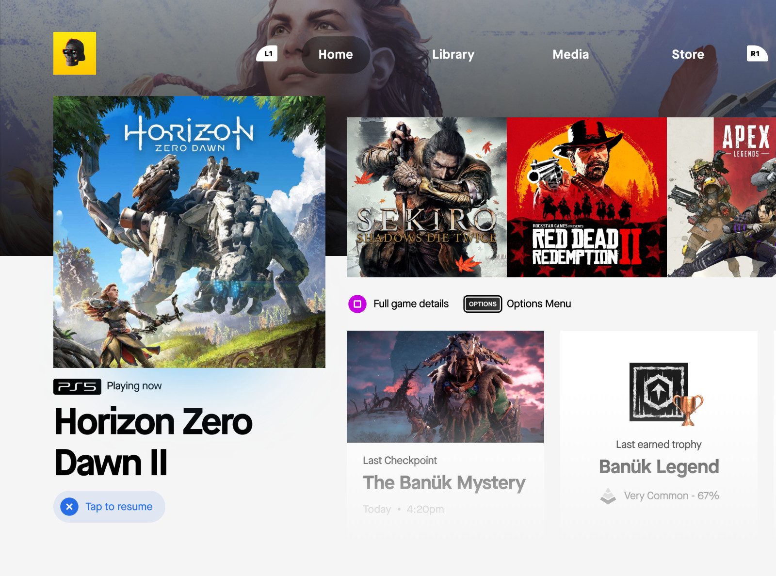 interfaz ps5 playstation 3