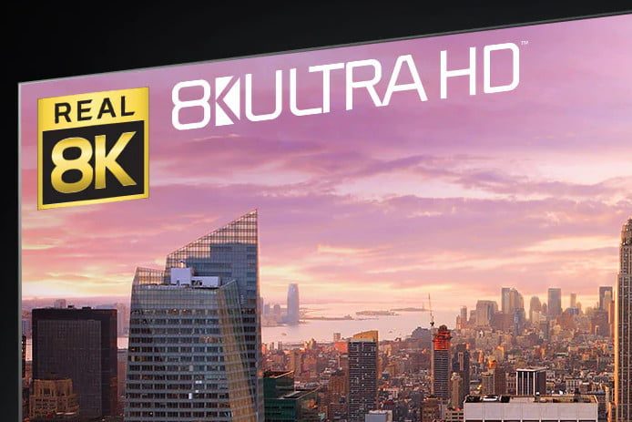 Imagen de TV con logotipo 8KULTRAHD