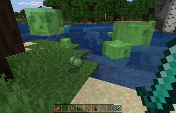 Cómo hacer una rienda en Minecraft con bolas de slime
