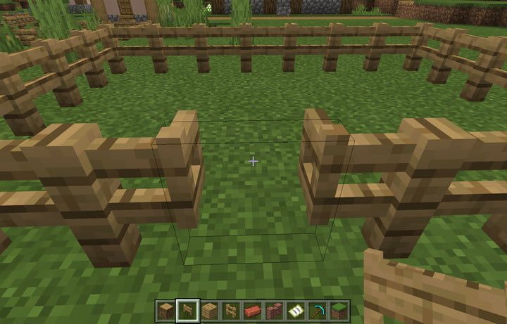Pasos para hacer vallas en Minecraft