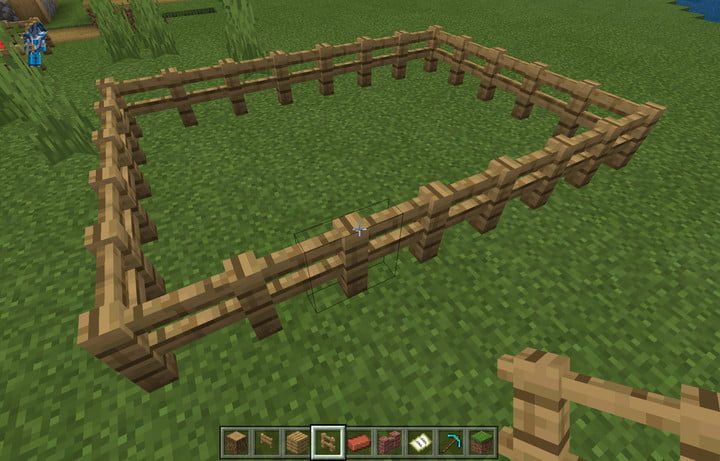 Pasos para hacer vallas en Minecraft