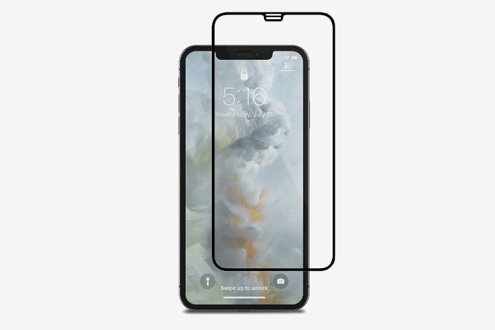 protector de pantalla IonGlass de Moshi para iphone xs max