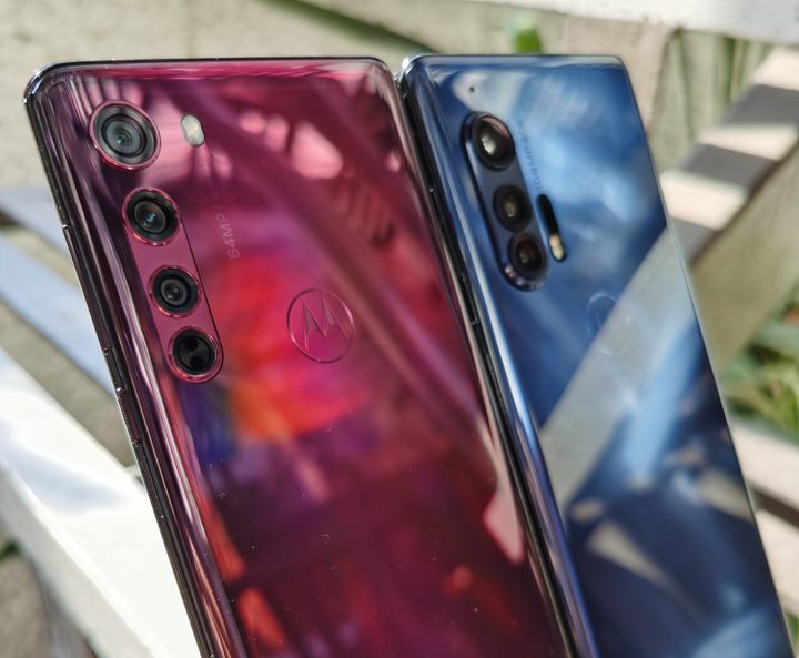 Los nuevos Moto Edge y Moto Edge Plus.