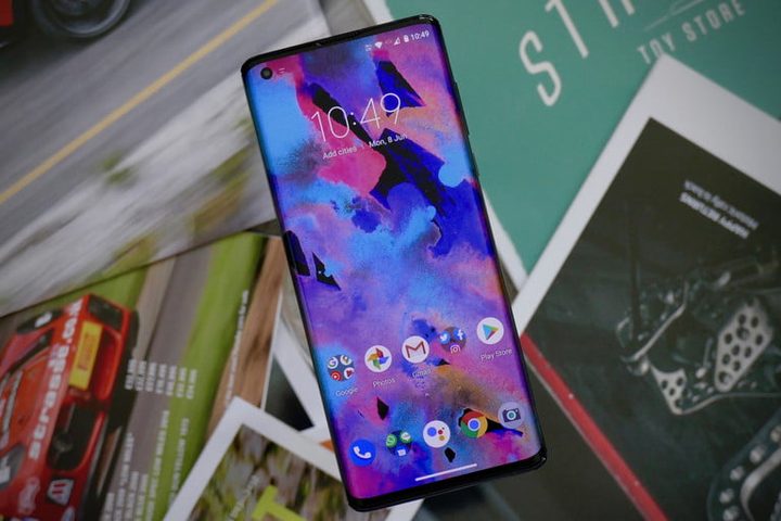 pantalla del Motorola Edge