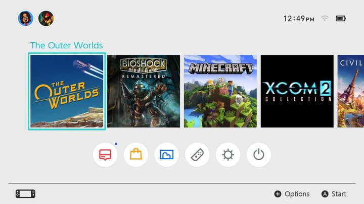 Cómo compartir juegos en Nintendo Switch, paso 1