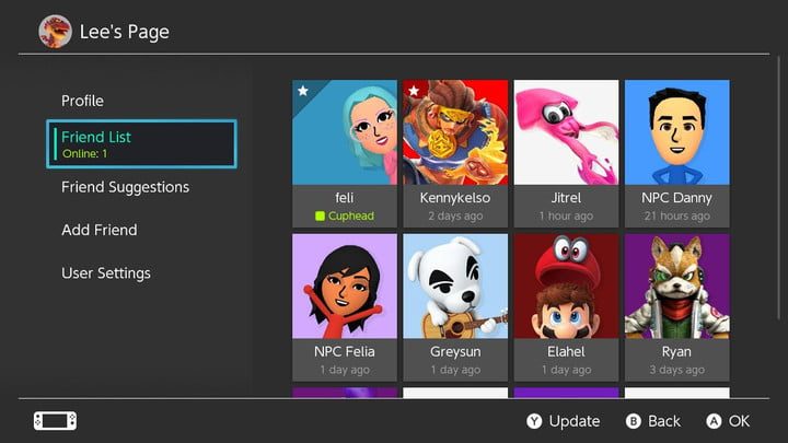 Cómo compartir juegos en Nintendo Switch, paso 3