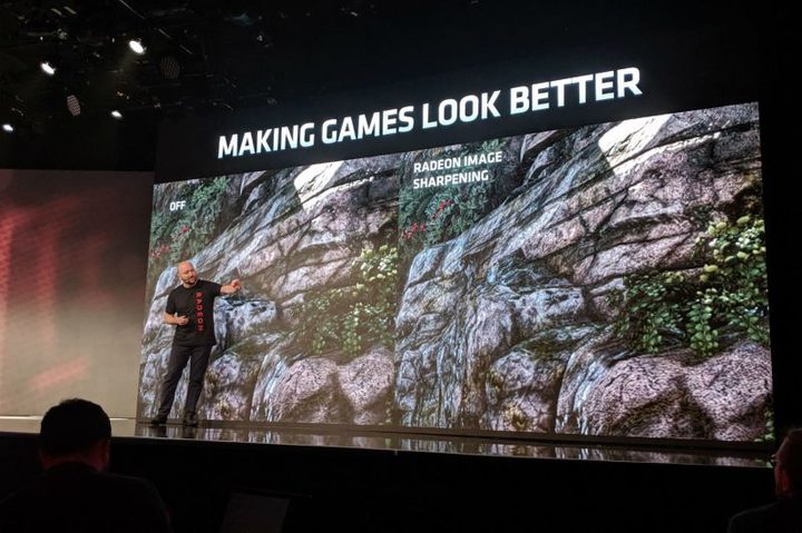 Conferencia AMD E3 para mostrar AMD Radeon Image Sharpening vs. DLSS de Nvidia